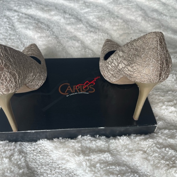 Carlos Santana metallic heels. Size US 9.5. - Picture 2 of 5